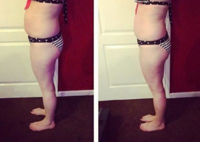 shrinking violet body wrap before and after
